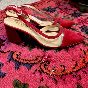Antonio Melani Block Heels Cherry Red 🍒 color of the season!